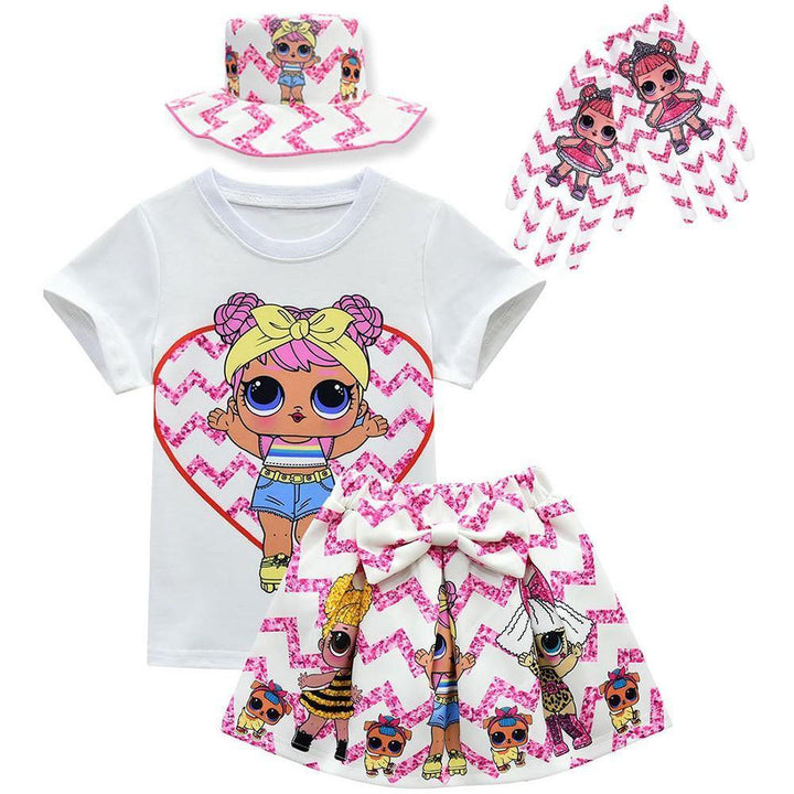 Surprise Dawn Doll Girls Costume T Shirt Outfit Sets 6 Pieces - FADCOCO