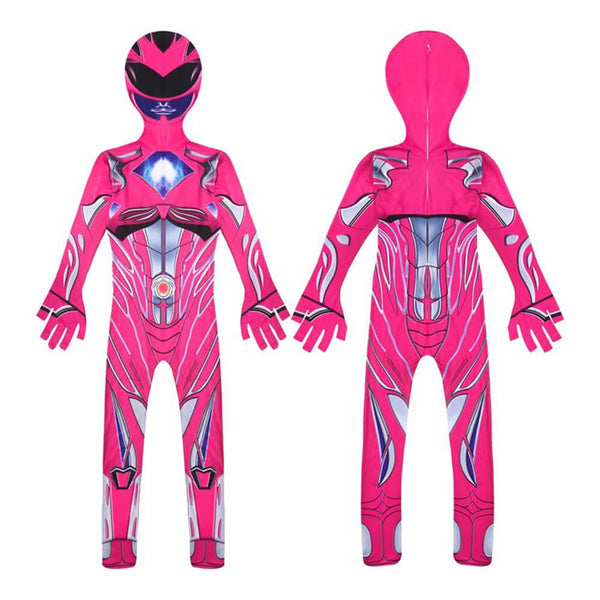 Girls Pink Ranger Kimberly Power Rangers Morphin Halloween Costume
