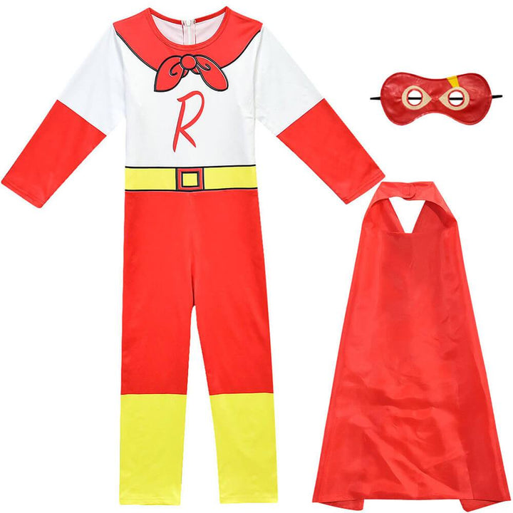 Ryan Toys Review Red Titan Bodysuit Kids Cosplay School Play Costume